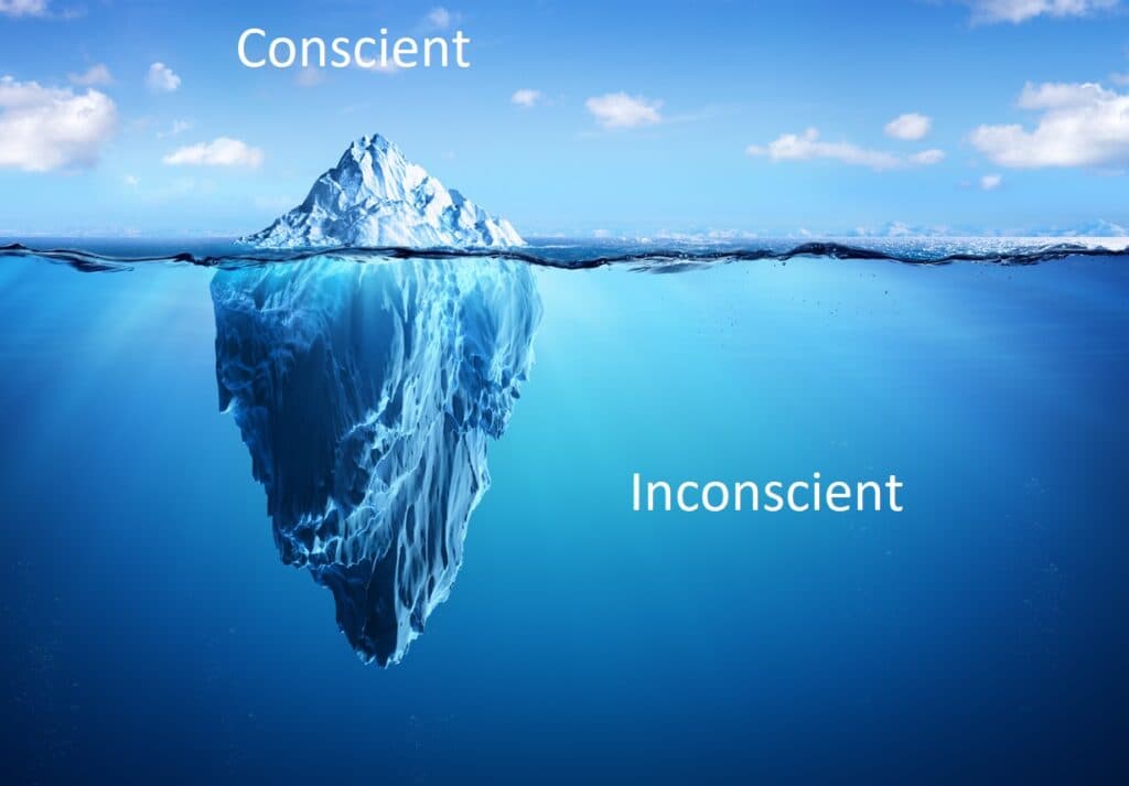 L'iceberg de l'hypnose : conscient et inconscient